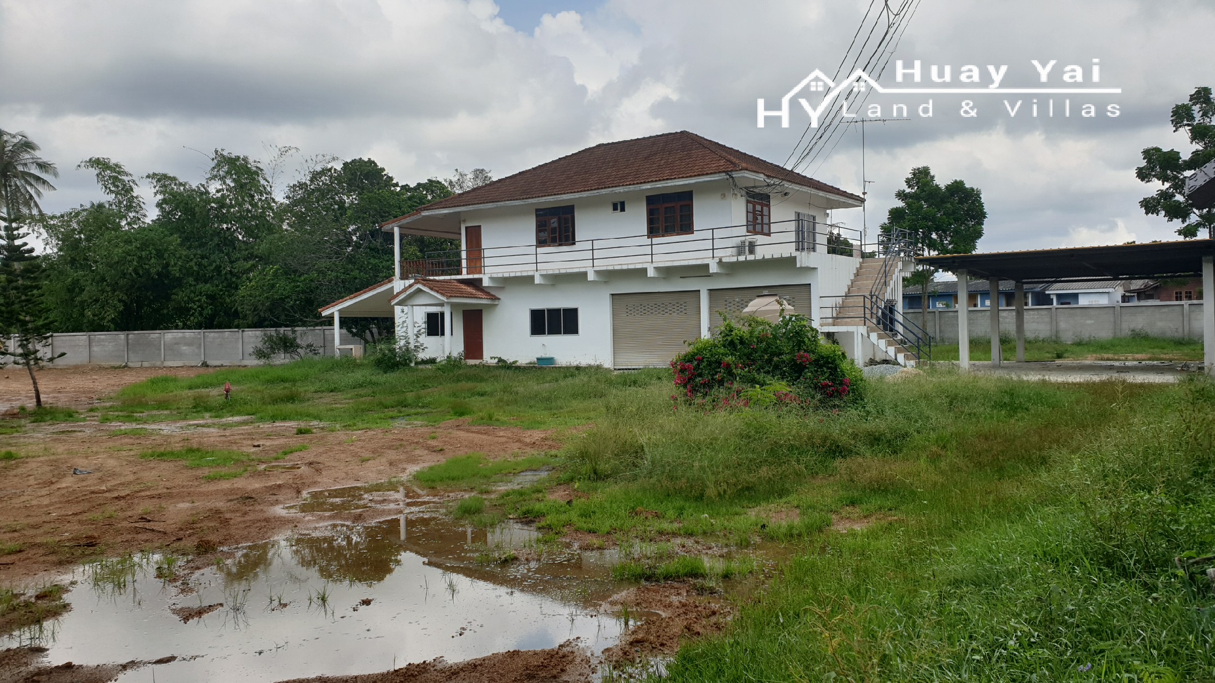 #3215  Land For Sale with House for refurbishment.  Huay Yai near Pattaya