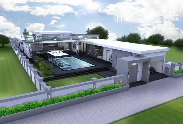 #3340  New luxury pool villa. Pattaya