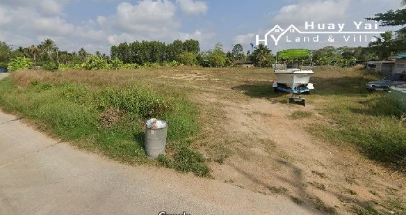 #1268 Attractive Corner Plot Land For Sale. Huay Yai Chien