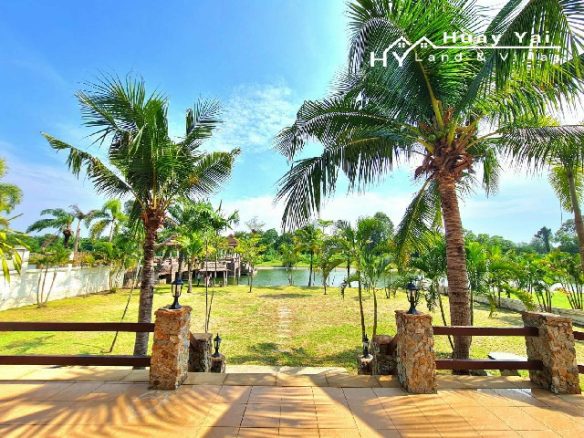 #3352    Spacious Lakeside Pool House in large plot in private estate