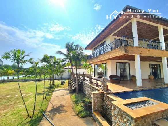 #3352    Spacious Lakeside Pool House in large plot in private estate