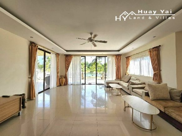 #3352    Spacious Lakeside Pool House in large plot in private estate