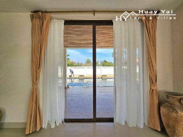 #3352    Spacious Lakeside Pool House in large plot in private estate