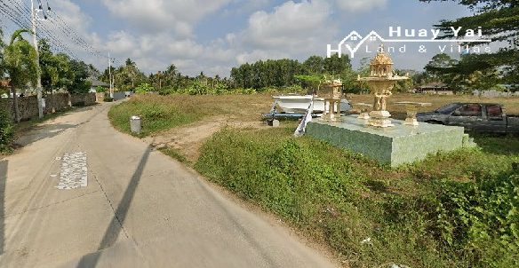 #1268 Attractive Corner Plot Land For Sale. Huay Yai Chien