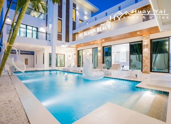 #3014  Stunning renovated Pool House in absolute beachfront gated village