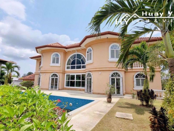 #3407  Large imposing pool house beside the golf course