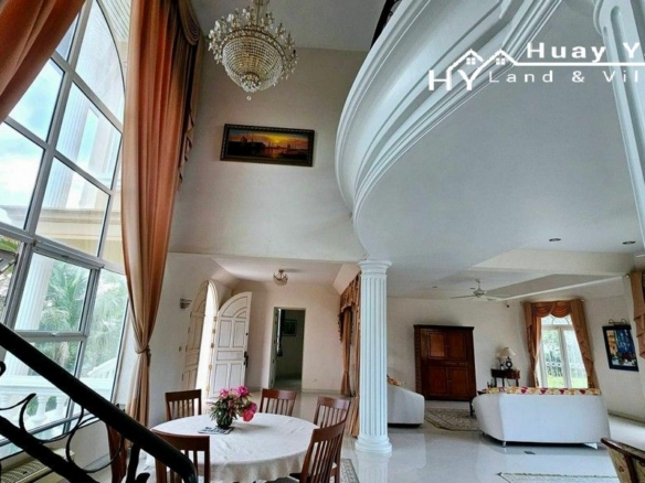 #3407  Large imposing pool house beside the golf course