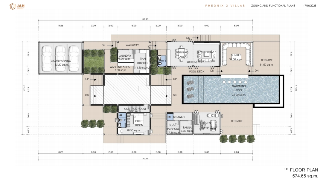 #3411 2x new Pool Villas within the golf course adjoining the fairway. Owner Finance Available