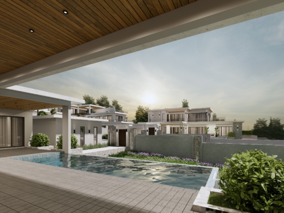 #3377  Hillside development exemplary modern  pool villas with excellent views