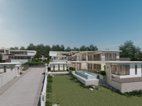 #3377  Hillside development exemplary modern  pool villas with excellent views