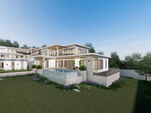 #3377  Hillside development exemplary modern  pool villas with excellent views