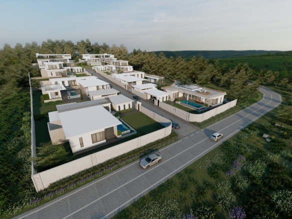 #3377  Hillside development exemplary modern  pool villas with excellent views