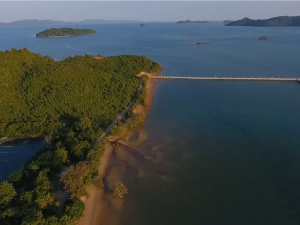 #1597    1090rai Hilltop & Beachfront Land at Phang Nga Bay
