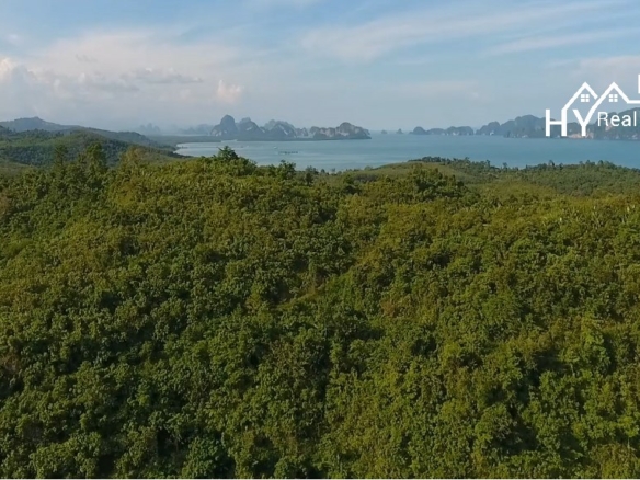 #1597    1090rai Hilltop & Beachfront Land at Phang Nga Bay