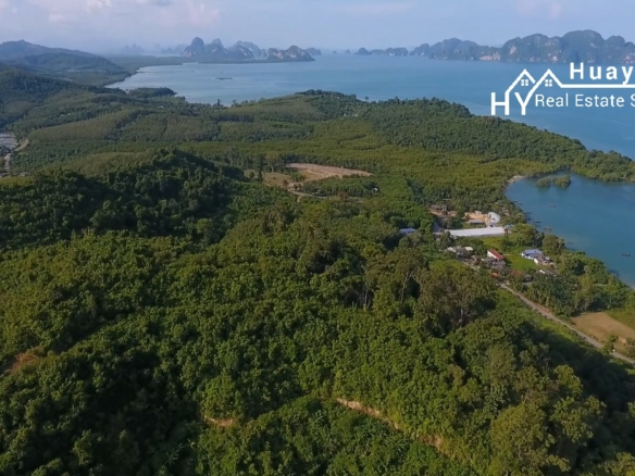 #1597    1090rai Hilltop & Beachfront Land at Phang Nga Bay