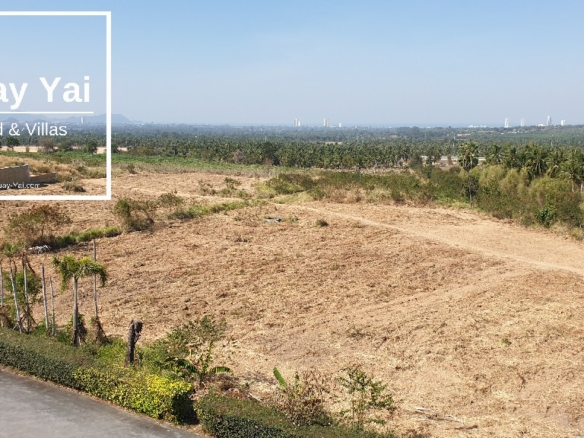 #1244/3    Hillside Land For Sale.  Huay Yai Hills near Pattaya