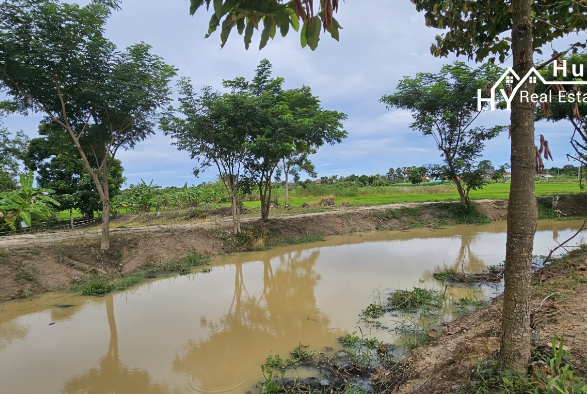 #1421  Beside a government klong.  Superb Value
