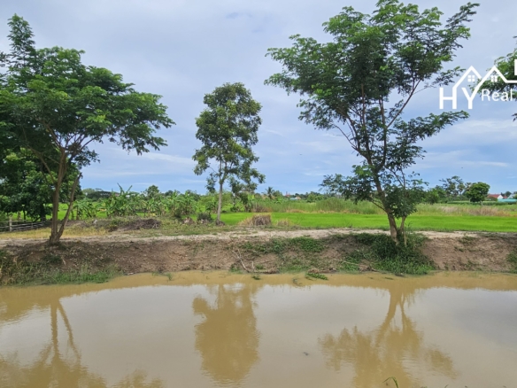 #1421  Beside a government klong.  Superb Value
