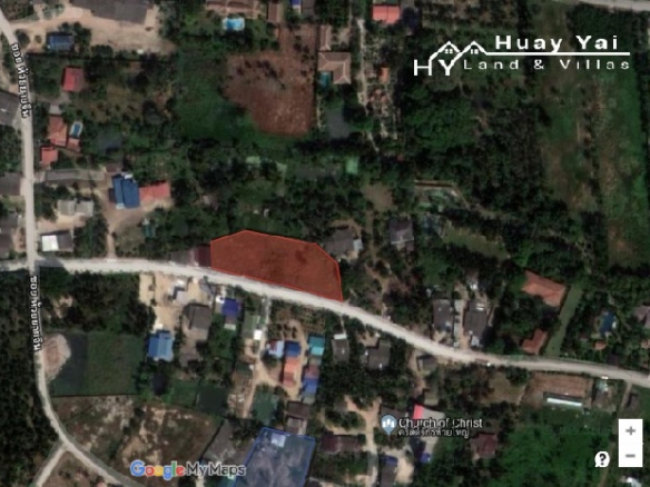 #1134   Walled Land For Sale. Huay Yai
