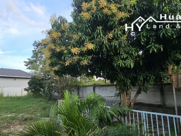 #1665 Good shaped land plot in quiet farang community, just off the Huay Yai Road
