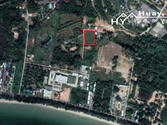#1672 Good shaped land plot 600m from Suan Son Beach