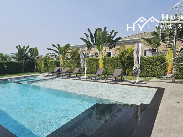 #3339 New Pool Villa with views in superior gated village of Siam Royal View