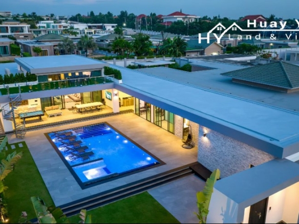 #3339 New Pool Villa with views in superior gated village of Siam Royal View