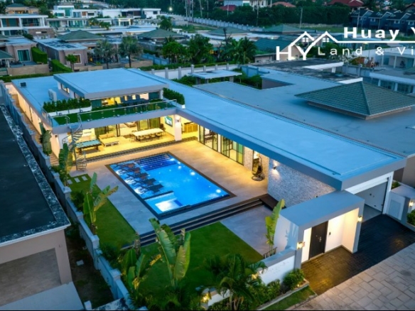 #3339 New Pool Villa with views in superior gated village of Siam Royal View