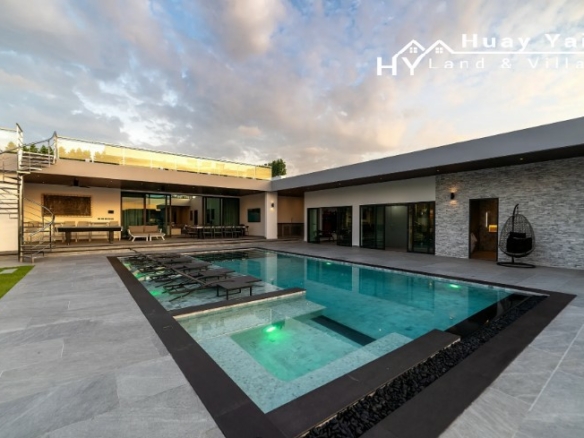 #3339 New Pool Villa with views in superior gated village of Siam Royal View