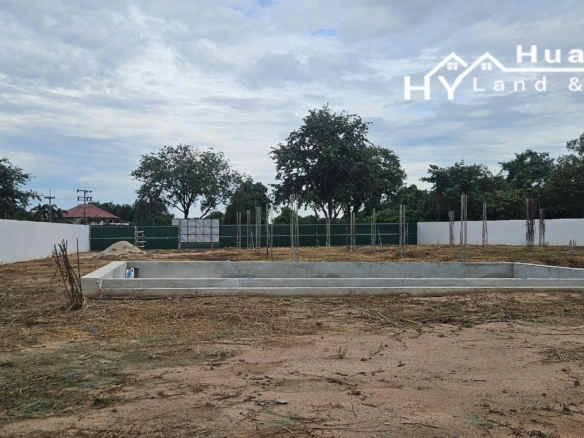 #C34 Building plot within the golf course. Walled, piled and swimming pool poured.
