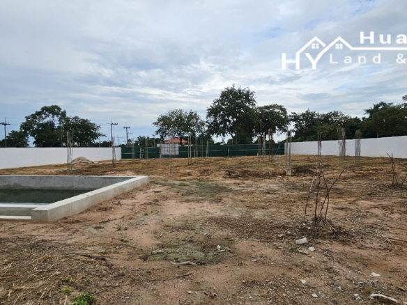 #C34 Building plot within the golf course. Walled, piled and swimming pool poured.