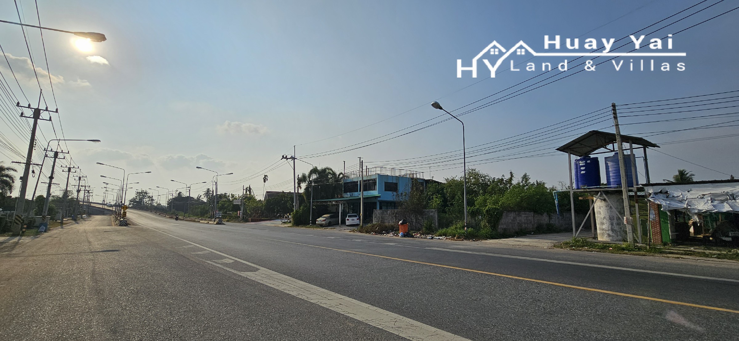 #1702  Walled plot on Huay Yai Road