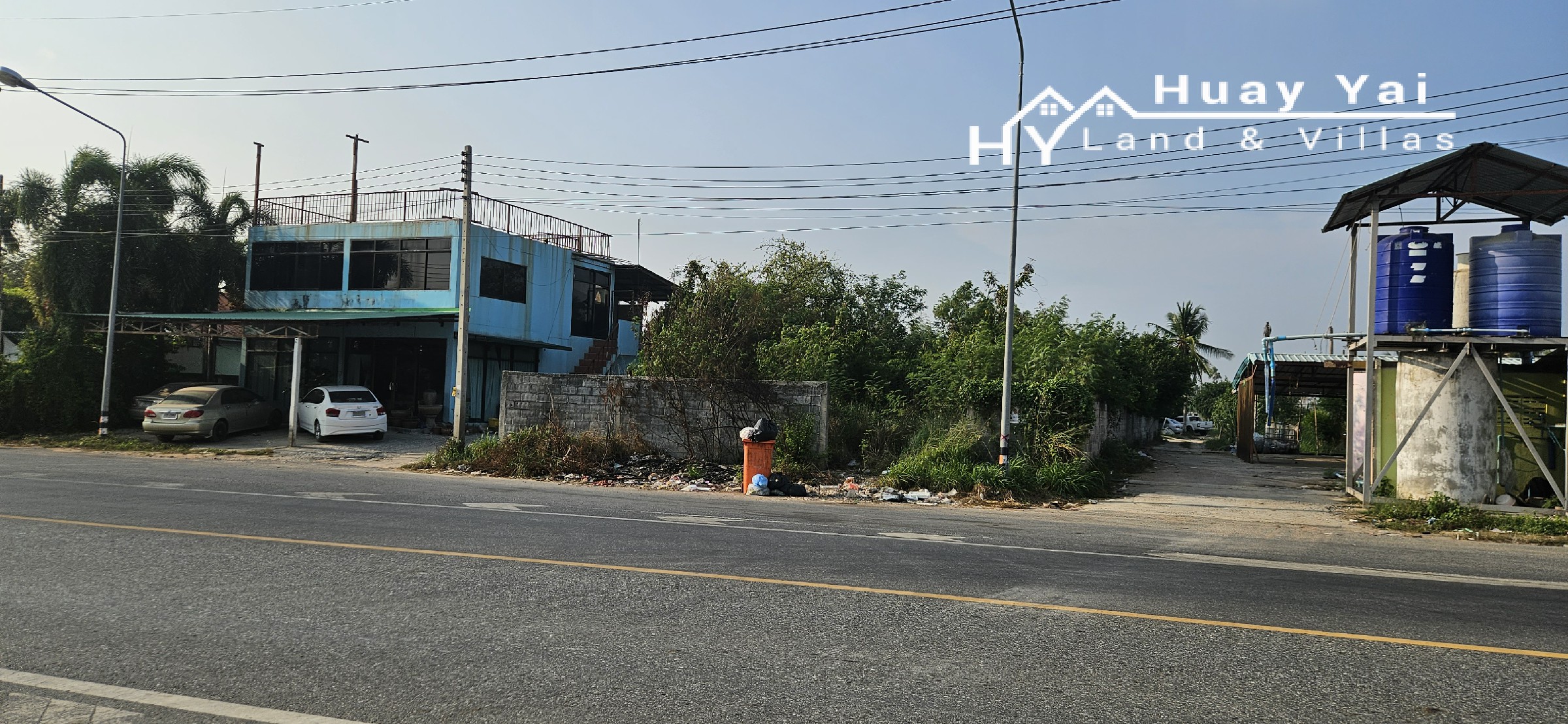 #1702  Walled plot on Huay Yai Road