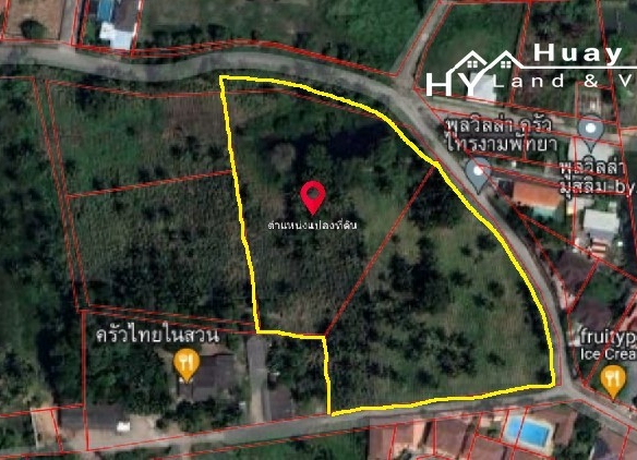 #1488b  5+rai Land For Sale Huay Yai Chien.