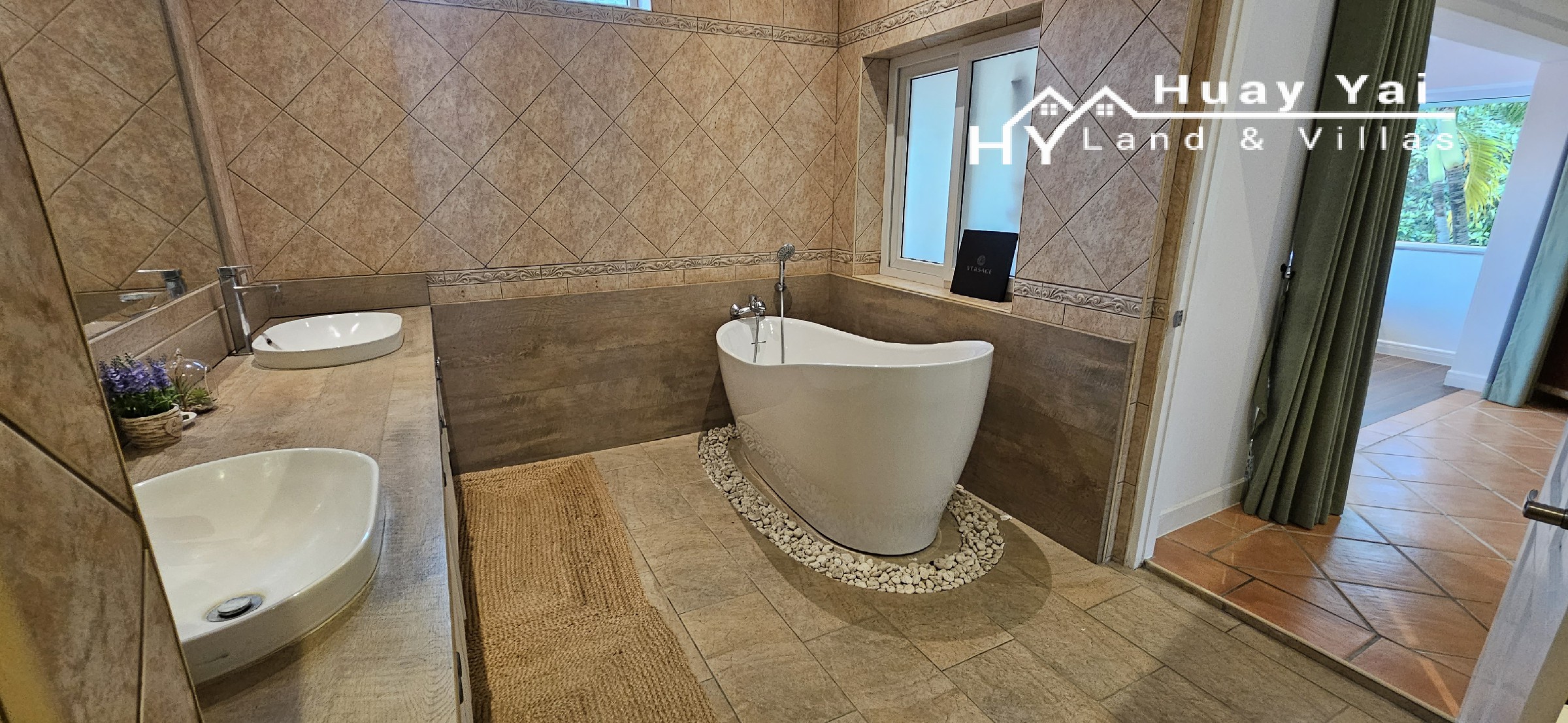 #3515   Beautifully presented and refurbished Pool Villa in large walled garden quietly hidden away in Huay Yai