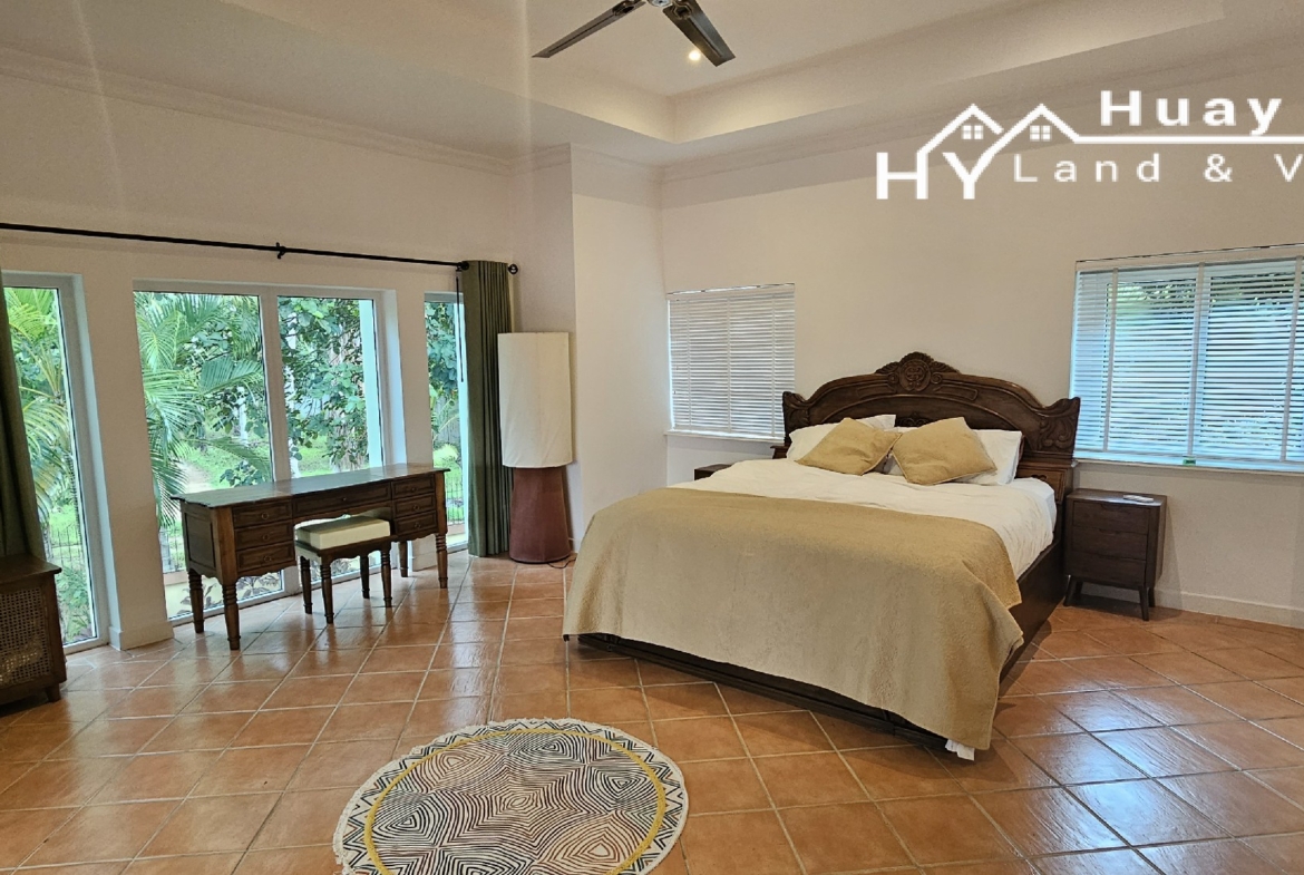 #3515   Beautifully presented and refurbished Pool Villa in large walled garden quietly hidden away in Huay Yai