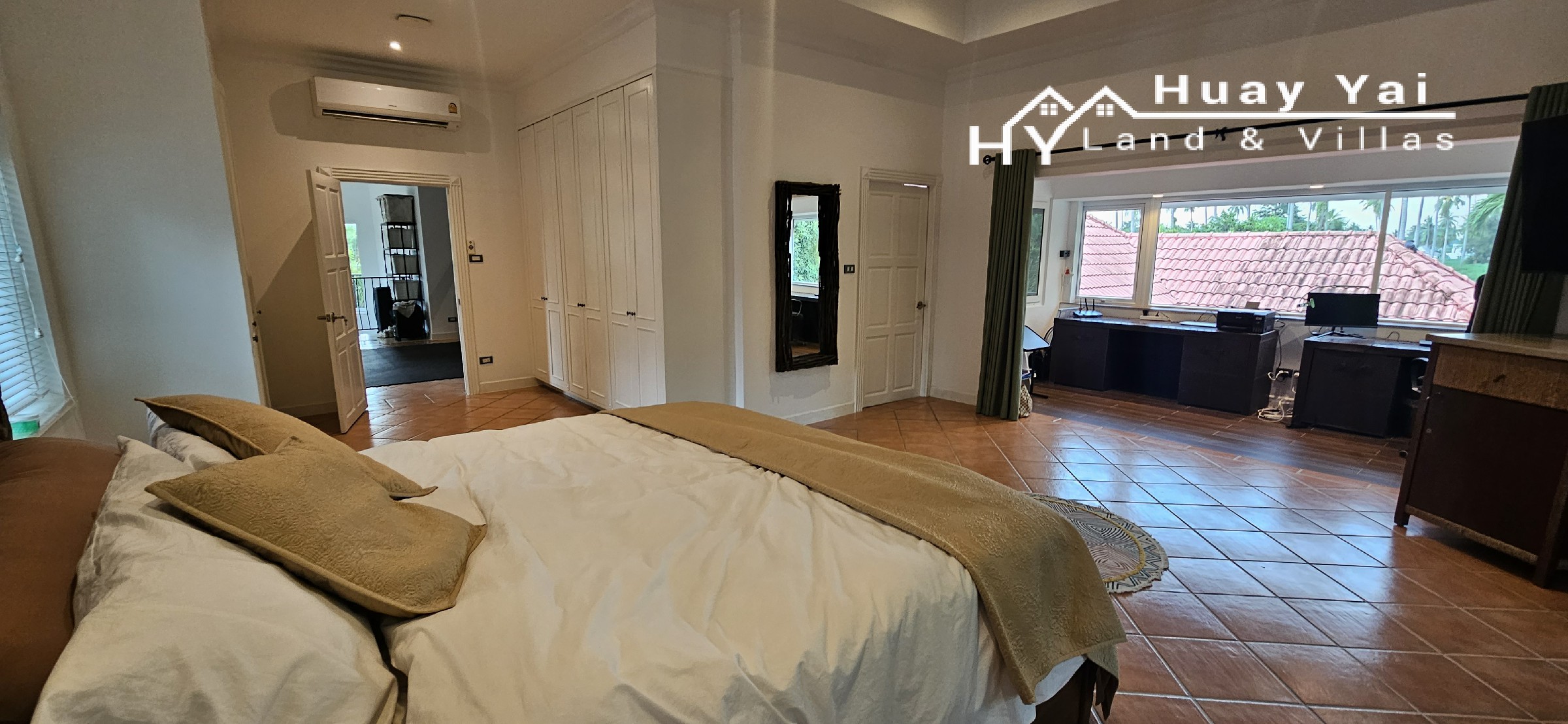 #3515   Beautifully presented and refurbished Pool Villa in large walled garden quietly hidden away in Huay Yai