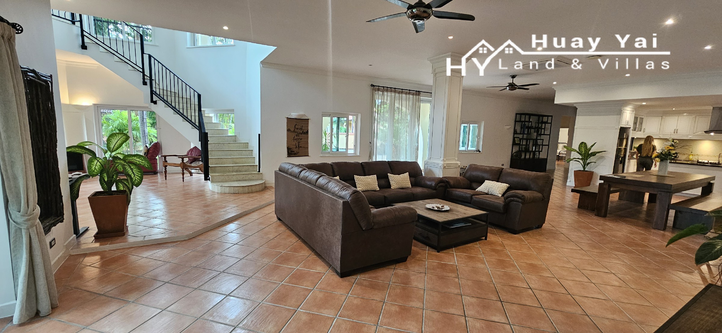 #3515   Beautifully presented and refurbished Pool Villa in large walled garden quietly hidden away in Huay Yai