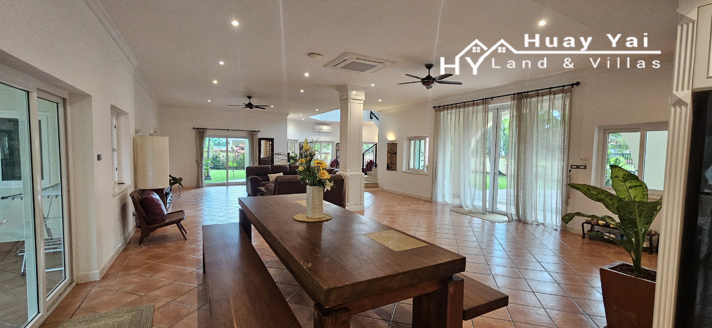 #3515   Beautifully presented and refurbished Pool Villa in large walled garden quietly hidden away in Huay Yai