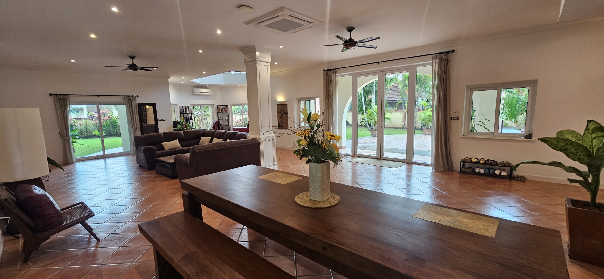 #3515   Beautifully presented and refurbished Pool Villa in large walled garden quietly hidden away in Huay Yai
