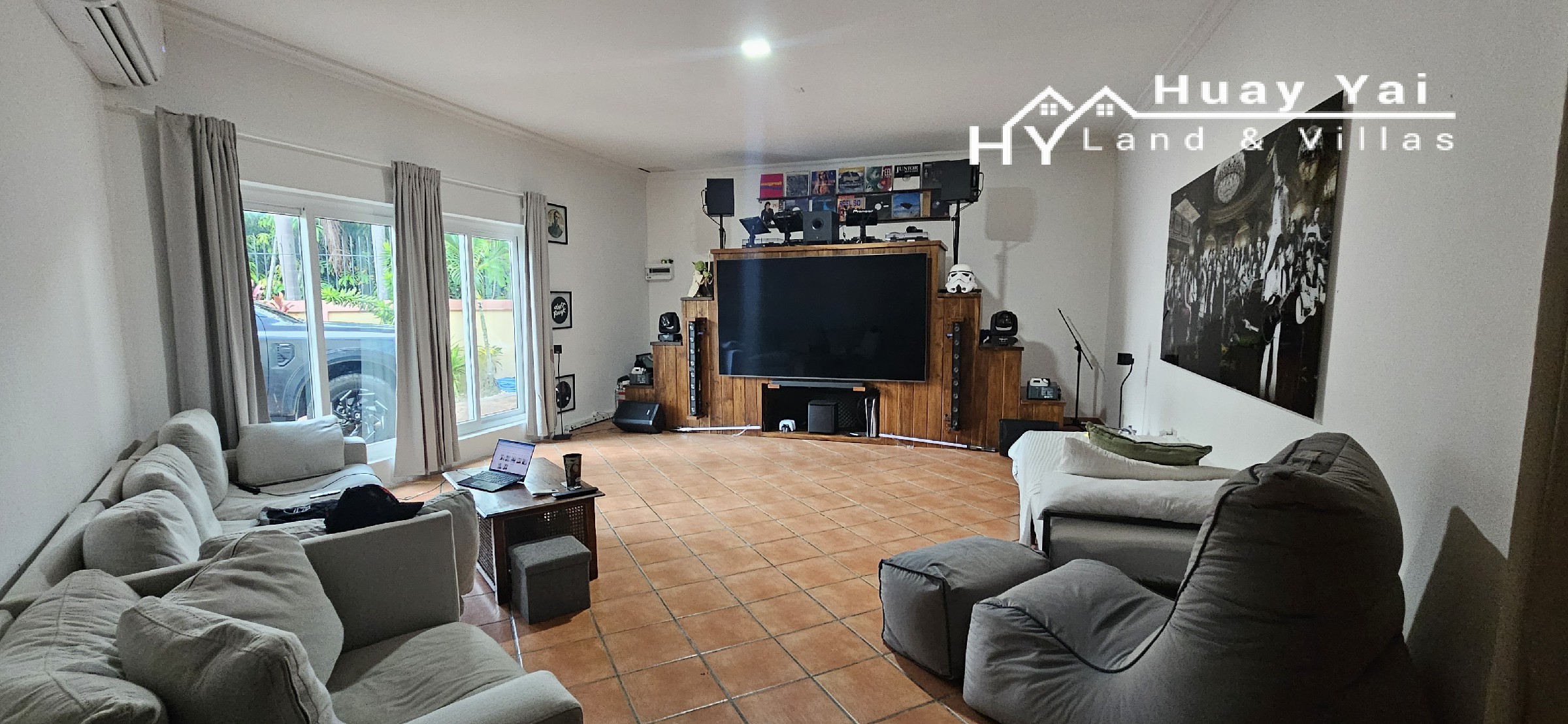 #3515   Beautifully presented and refurbished Pool Villa in large walled garden quietly hidden away in Huay Yai