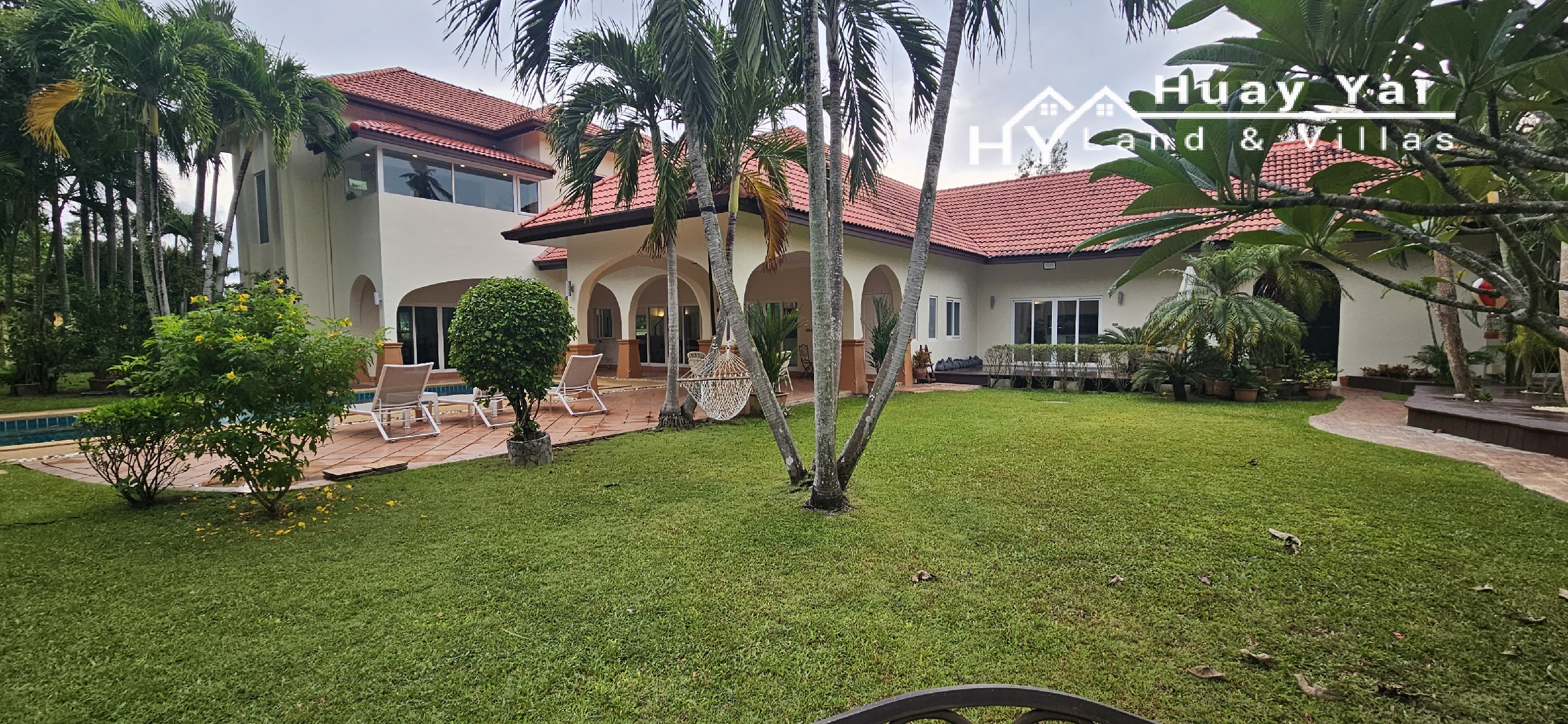 #3515   Beautifully presented and refurbished Pool Villa in large walled garden quietly hidden away in Huay Yai