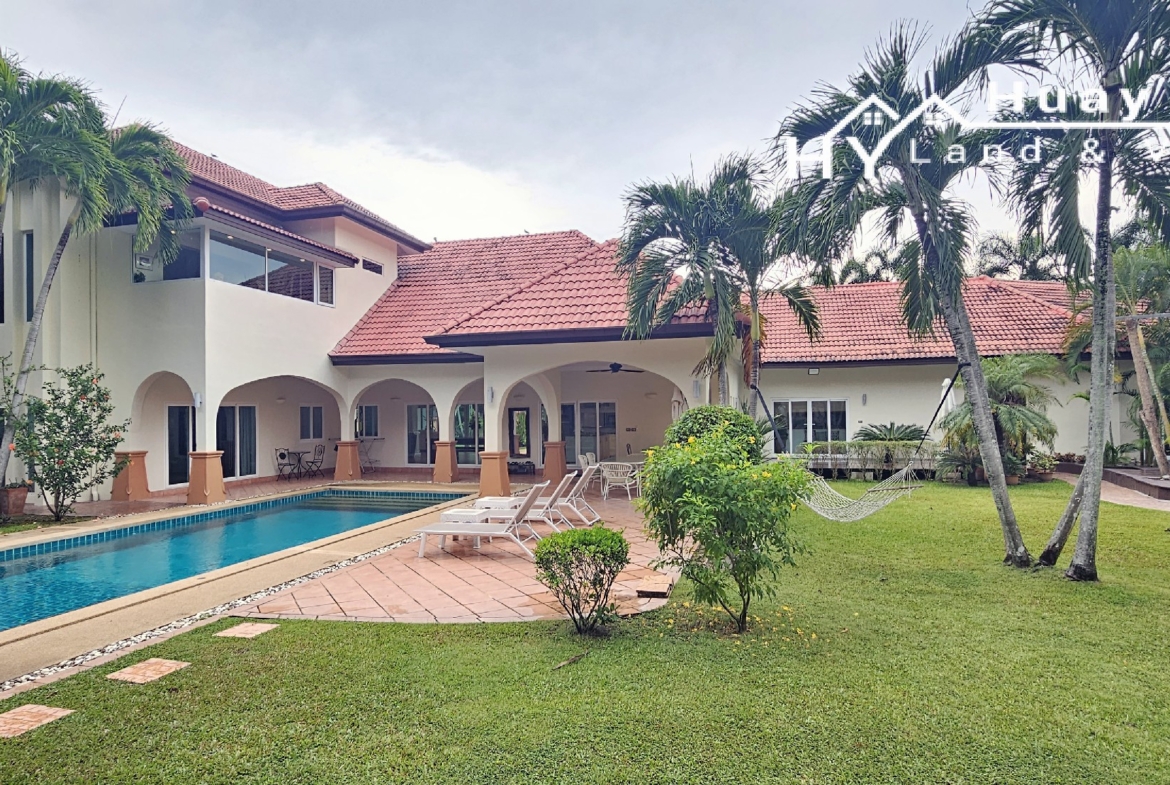 #3515   Beautifully presented and refurbished Pool Villa in large walled garden quietly hidden away in Huay Yai