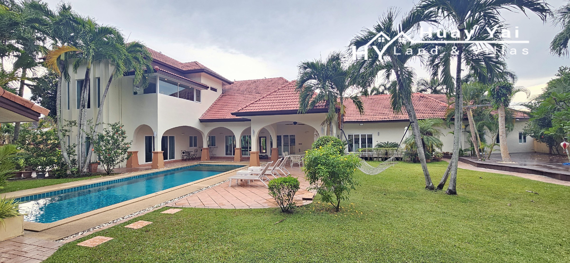 #3515   Beautifully presented and refurbished Pool Villa in large walled garden quietly hidden away in Huay Yai