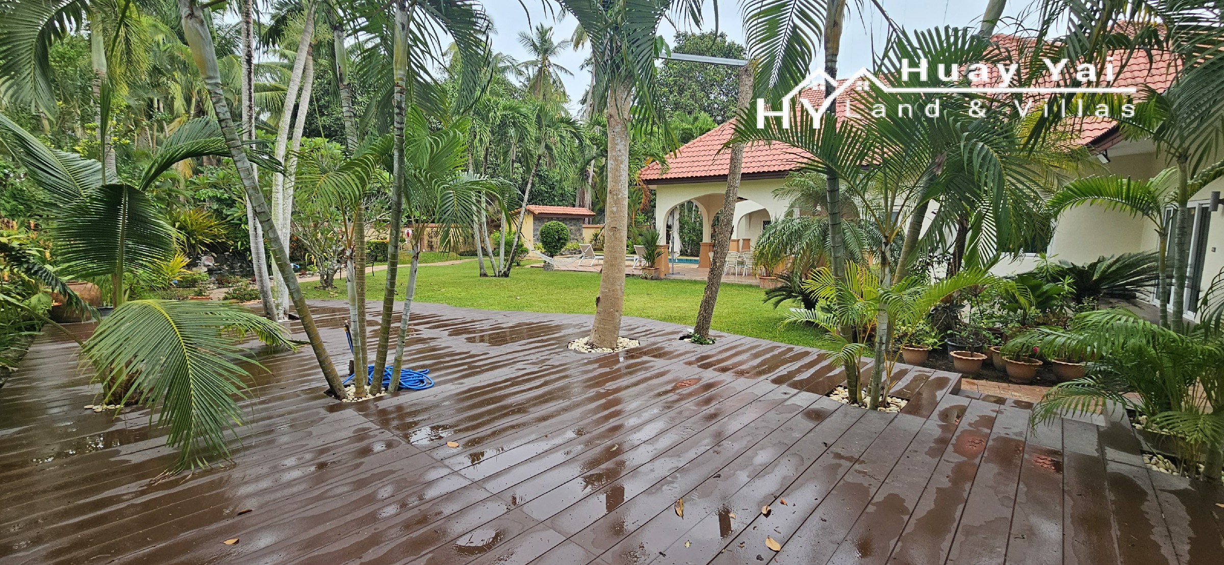 #3515   Beautifully presented and refurbished Pool Villa in large walled garden quietly hidden away in Huay Yai