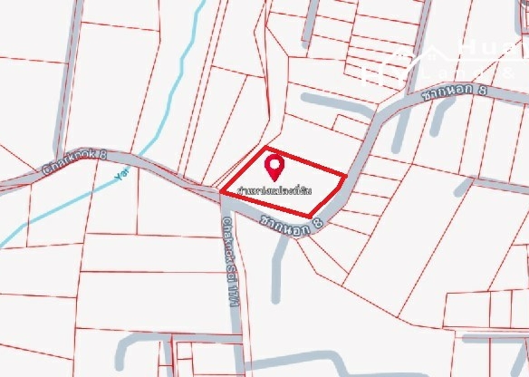 #1750       Rectangular corner plot just 280m off Chak Nok Road near the end of Soi Chaiyapruek2