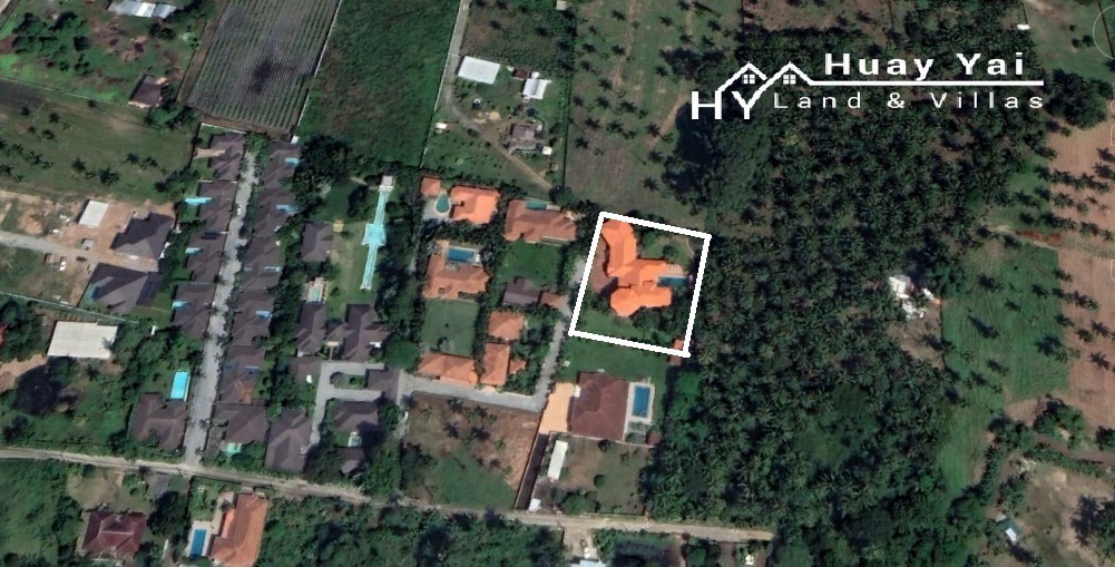 #3515   Beautifully presented and refurbished Pool Villa in large walled garden quietly hidden away in Huay Yai