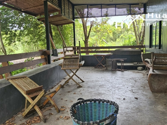 #1763  44rai Fruit Farm For Sale Chon Buri with large modern style house.   SUPERB VALUE FOR MONEY.