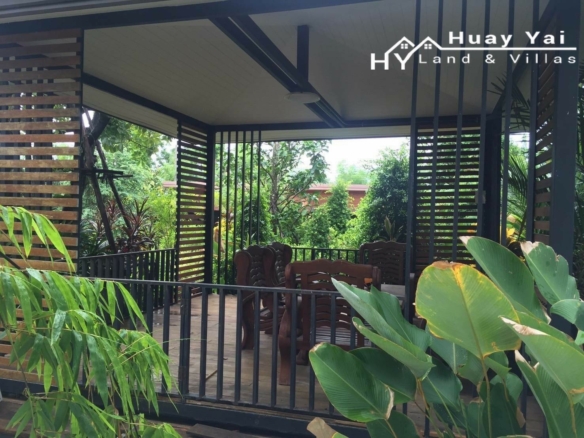 #1763  44rai Fruit Farm For Sale Chon Buri with large modern style house.   SUPERB VALUE FOR MONEY.