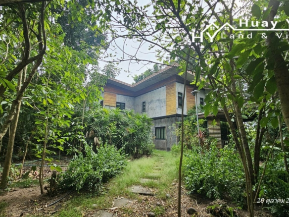 #1763  44rai Fruit Farm For Sale Chon Buri with large modern style house.   SUPERB VALUE FOR MONEY.